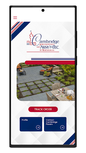 Android application Cambridge Pavers Delivery Trkg screenshort