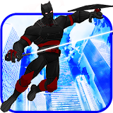 Flying black Panther hero vs black stick heroes icon
