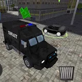 SWAT Police Car Driver 3D icon