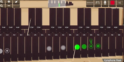 virtual xylophone keyboard