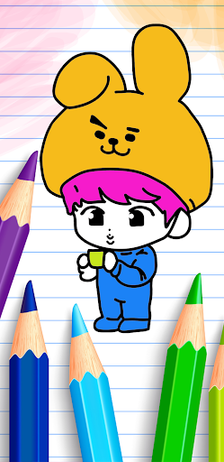BT21 Coloring Book Offline