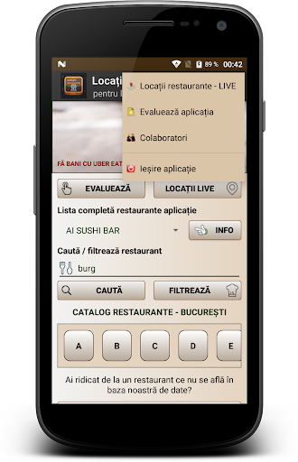 Locatii Restaurante Bucuresti