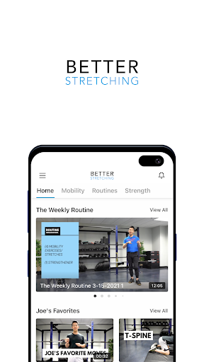 Android application Better Stretching On Demand screenshort