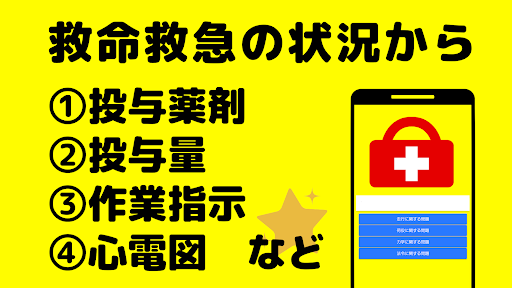 ACLS薬剤問題集 救命救急医療従事者の資格試験対策 Screen 2