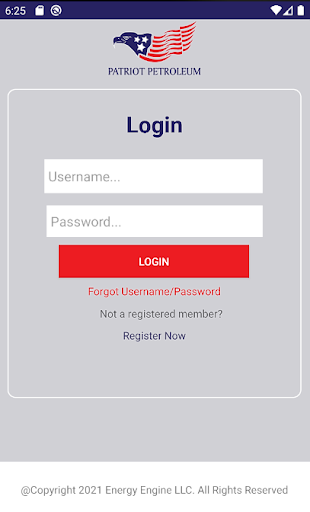 Android application Patriot Petroleum screenshort