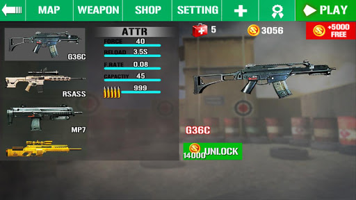 Gun Strike Shoot Fire - Action - games