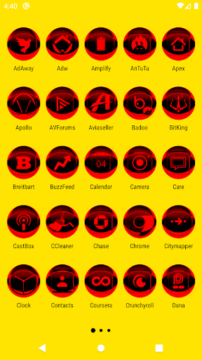 Red Icon Pack Style 2 Screen 2