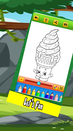 Fast Food Coloring Book - Screenshot 2
