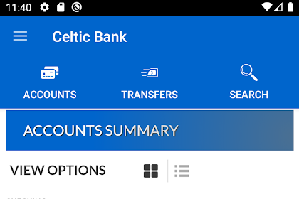 celtic bank credit card status