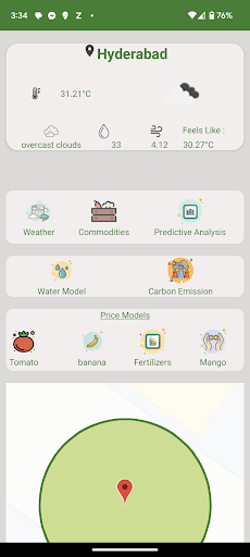 Speciality Crop Analytics Screen 3