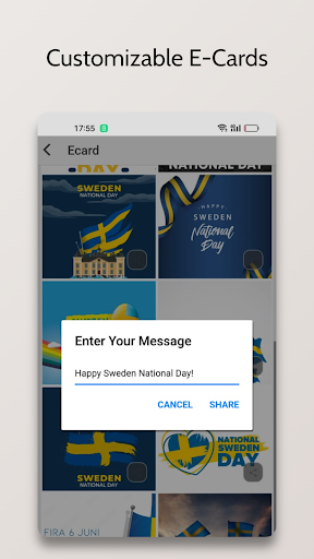 Sweden National Day Greetings