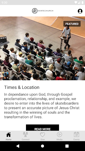 Android application Skatechurch screenshort