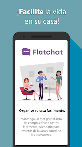 Captura de Pantalla 1 Flatchat - La App Housemates android