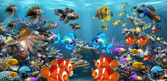 Wallpaper Live Aquarium Fish