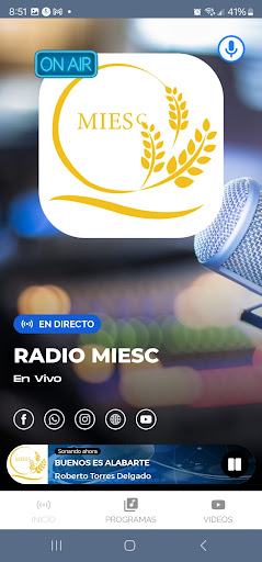 RADIO MIESC Screen 2