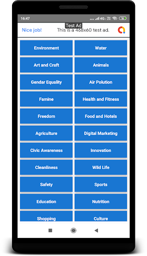 Android application Slogans In English screenshort