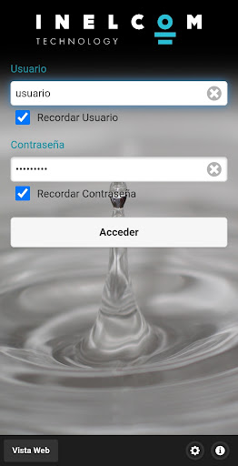Android application Gestión Riego screenshort