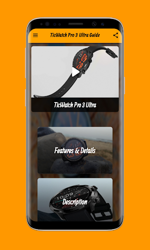 Android application TicWatch Pro 3 Ultra Guide screenshort
