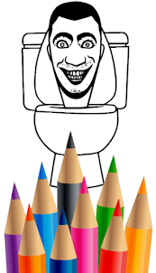 Skibidi Coloring Game Toilet