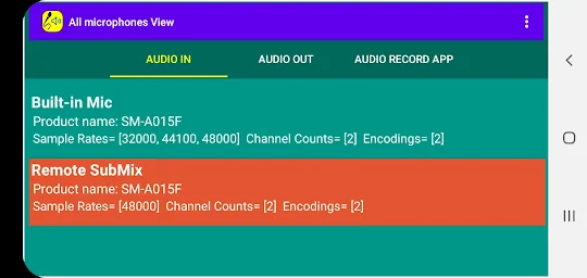 Audio-IN / OUT devices Checker