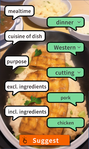 Cook API -Suggest menu today- Screen 2