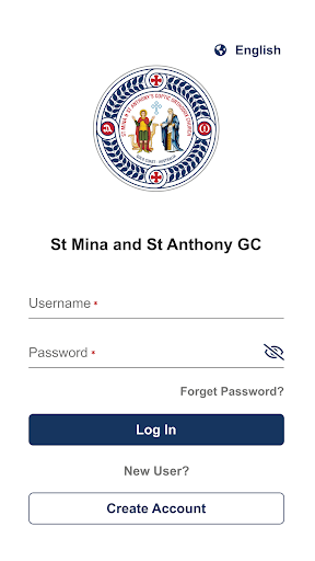 St Mina and St Anthony GC Screen 2