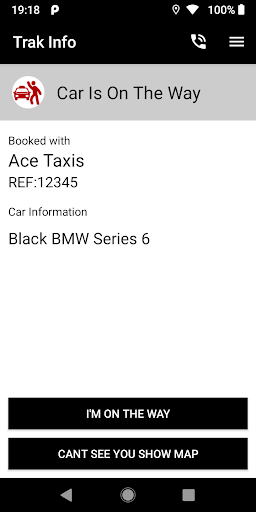 Ace Taxis Stevenage Screen 3
