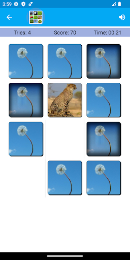 Matching Game Screen 2