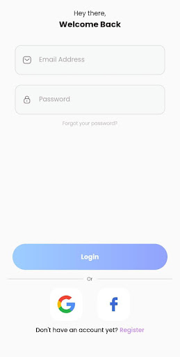 Android application Fitrapy screenshort