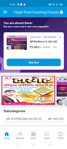 Target Point Coaching Classes ekran görüntüsü