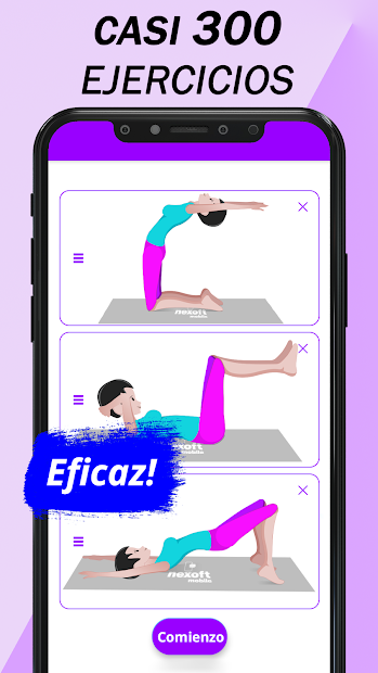 Screenshot 6 Fitness Femenino, Para Mujeres android
