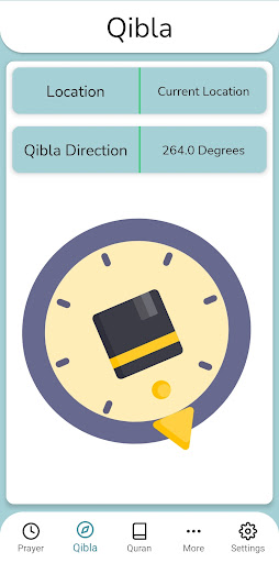 Android application Qibla Finder Prayer Time Quran screenshort
