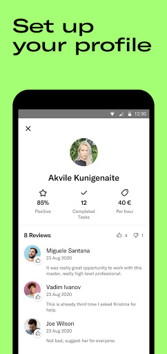Android application Skillus Pro - Earn money screenshort