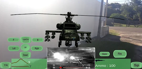 Apache Helicopter AR