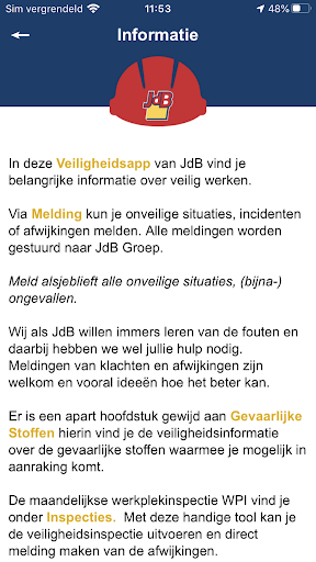Veiligheidsapp JdB Screen 3