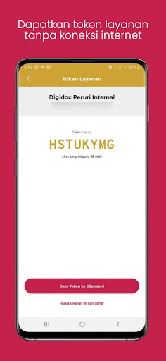 KEYLA - Token Authenticator Screen 2