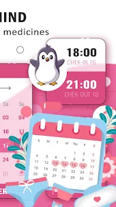 Smart Period Tracker, Calendar