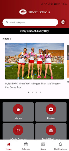Android application Gilbert CSD screenshort