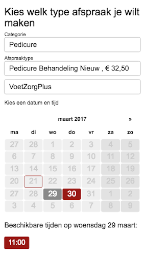 VoetZorgPlus Nijkerk Screen 2