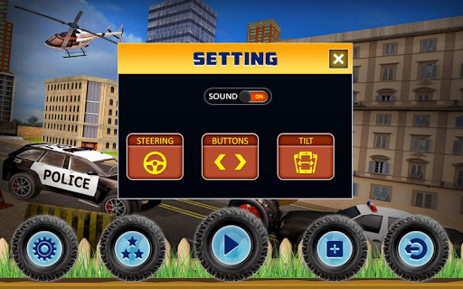 Modern Police Chasing Monster Truck  Cop Escape