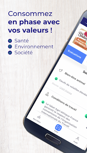 Android application myLabel – scan de mes courses screenshort