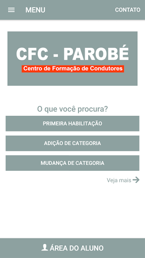 Android application CFC Parobé screenshort