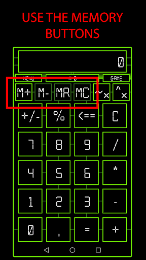 CALCULATOR PRO - Green Alien Screen 3