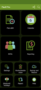 Shift Work Calendar - FlexR Screenshot