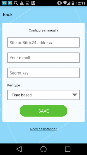 Bitrix24 OTP Screen 3