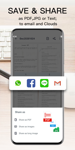 Scanner APP - PDF White Scan Screen 2