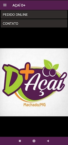 Android application D+ Açaí screenshort