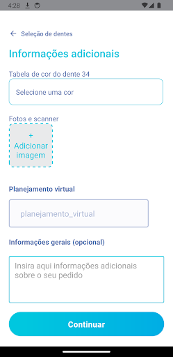 Android application Booklab Dentista screenshort