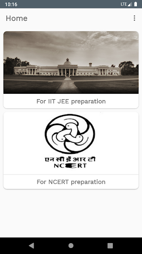 Kota IIT Classes Screen 2