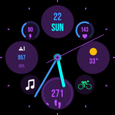 Analog Watch Face 019 screenshot 4